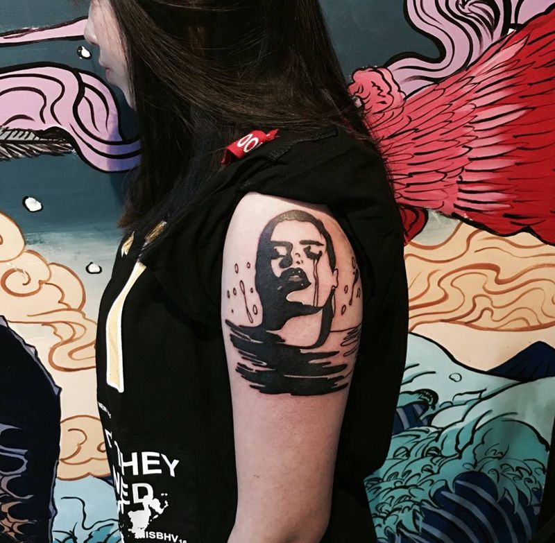 欲望之海纹身图片