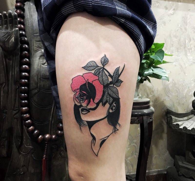 昨日工！纹身图片