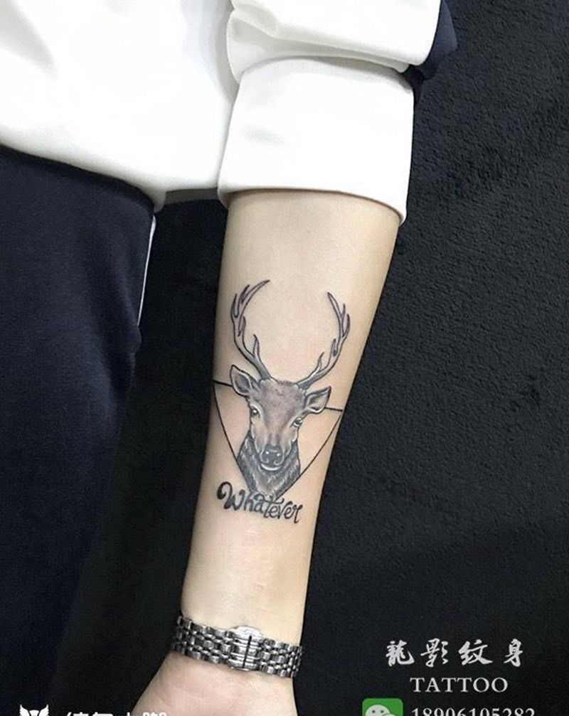 一组小清新风格纹身图片