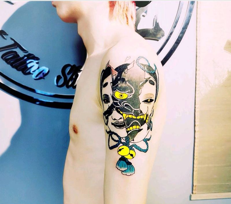 般若。纹身图片_手臂纹身图案