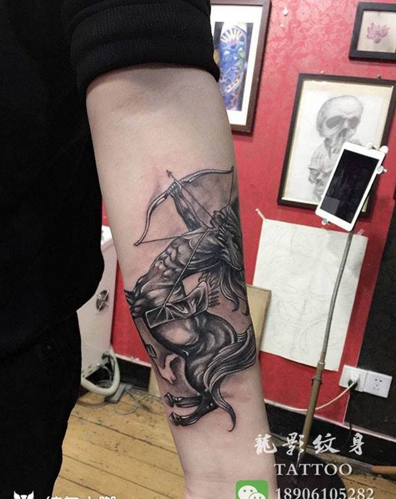 射手座纹身图片