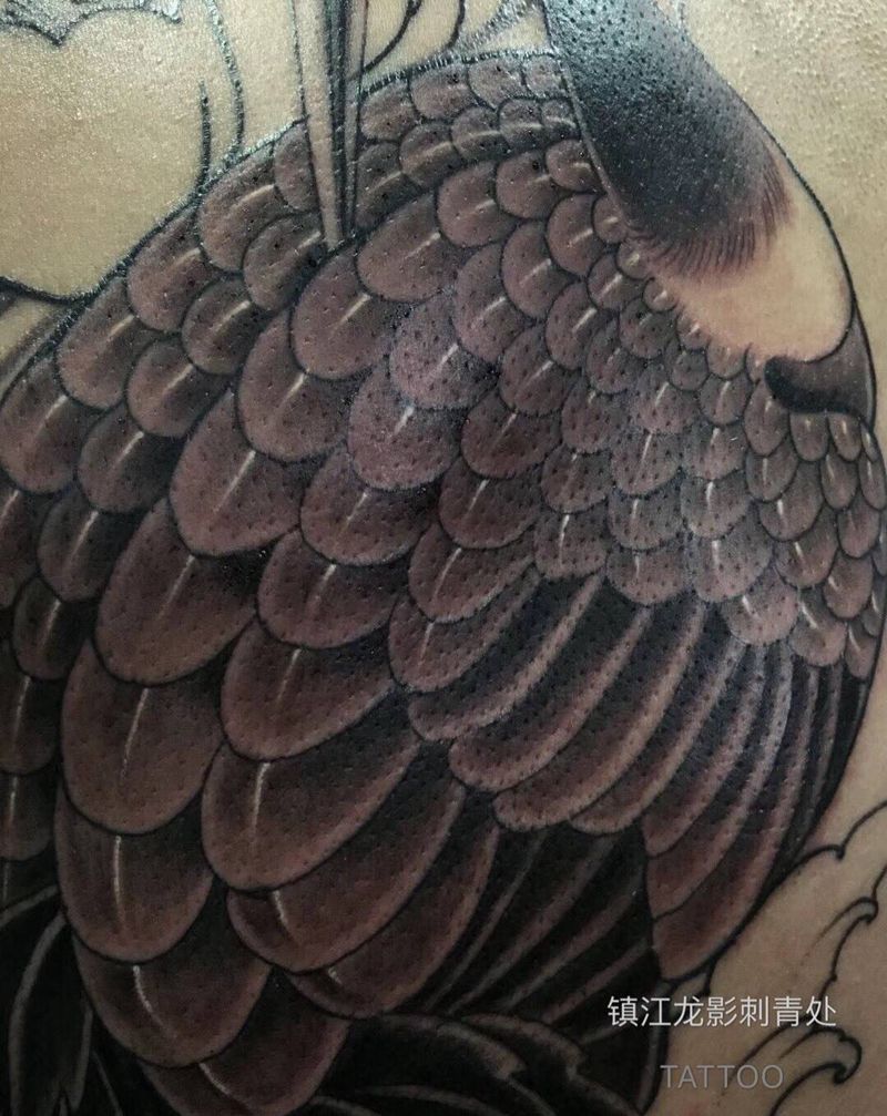 今日鹤局部，4.5H，[奸笑][奸笑]纹身图片