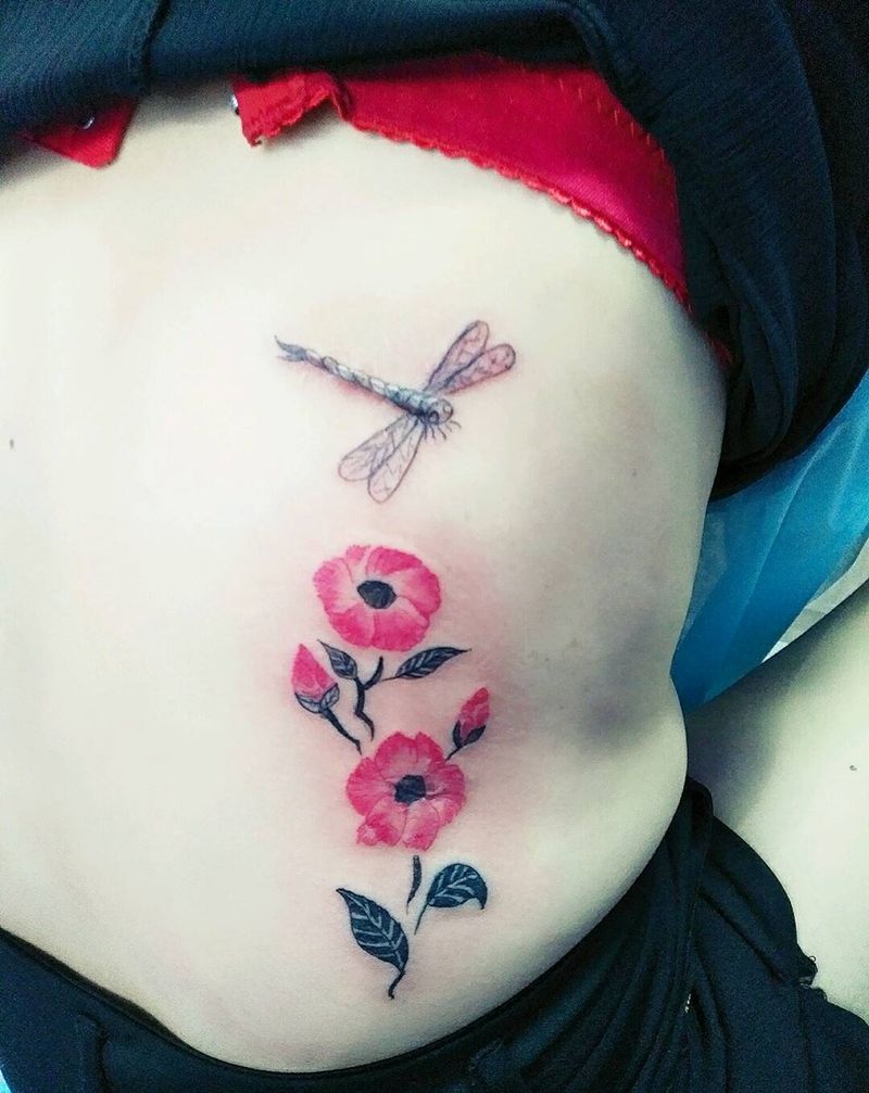 疤痕遮盖纹身图片