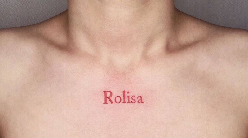 小字母纹身图片