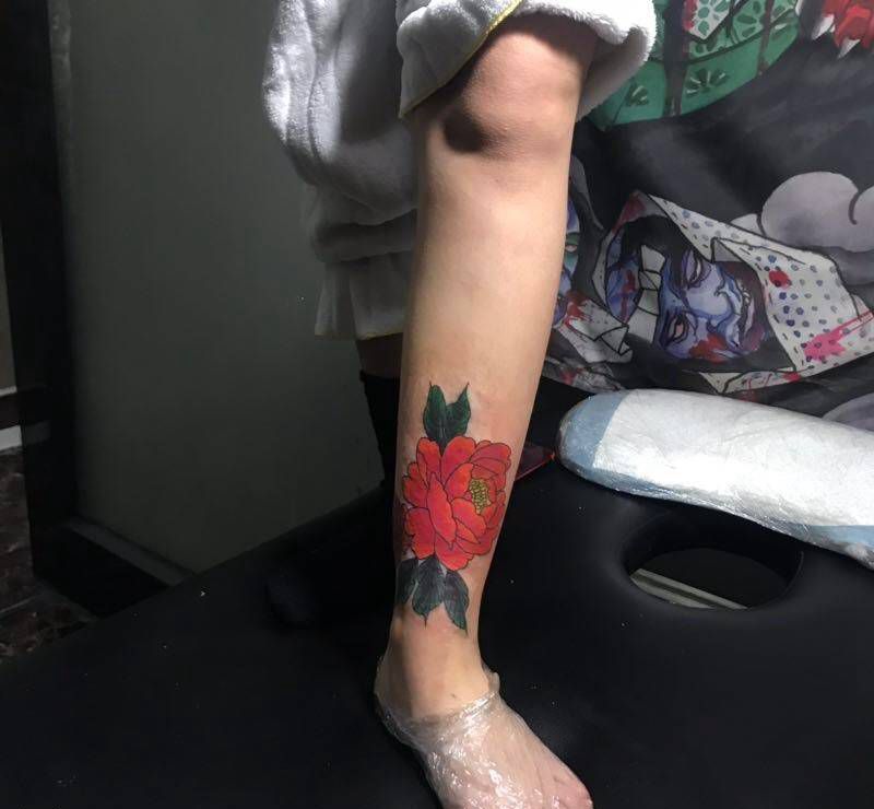 遮盖烫疤纹身图片