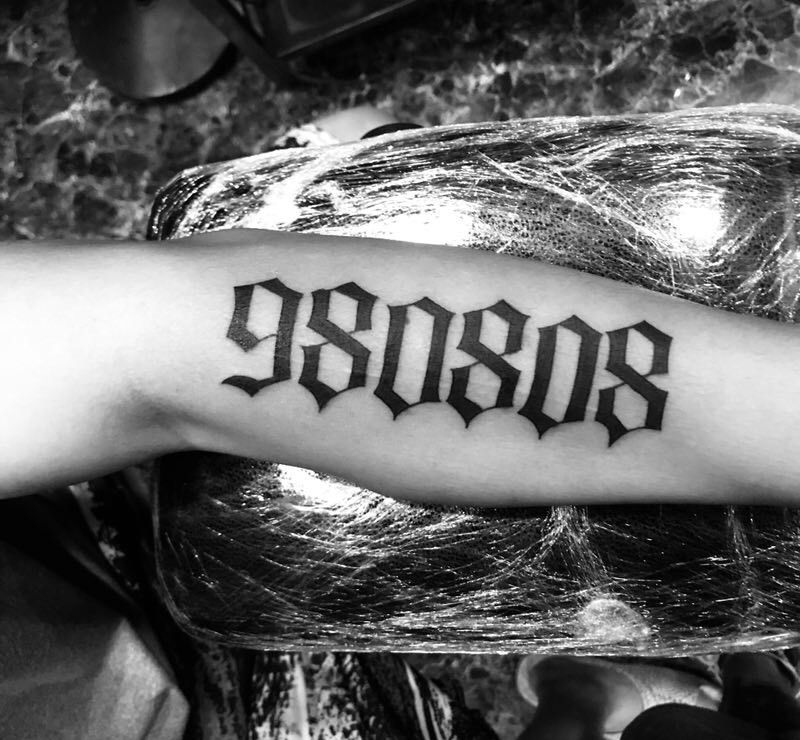 特别的日子纹身图片