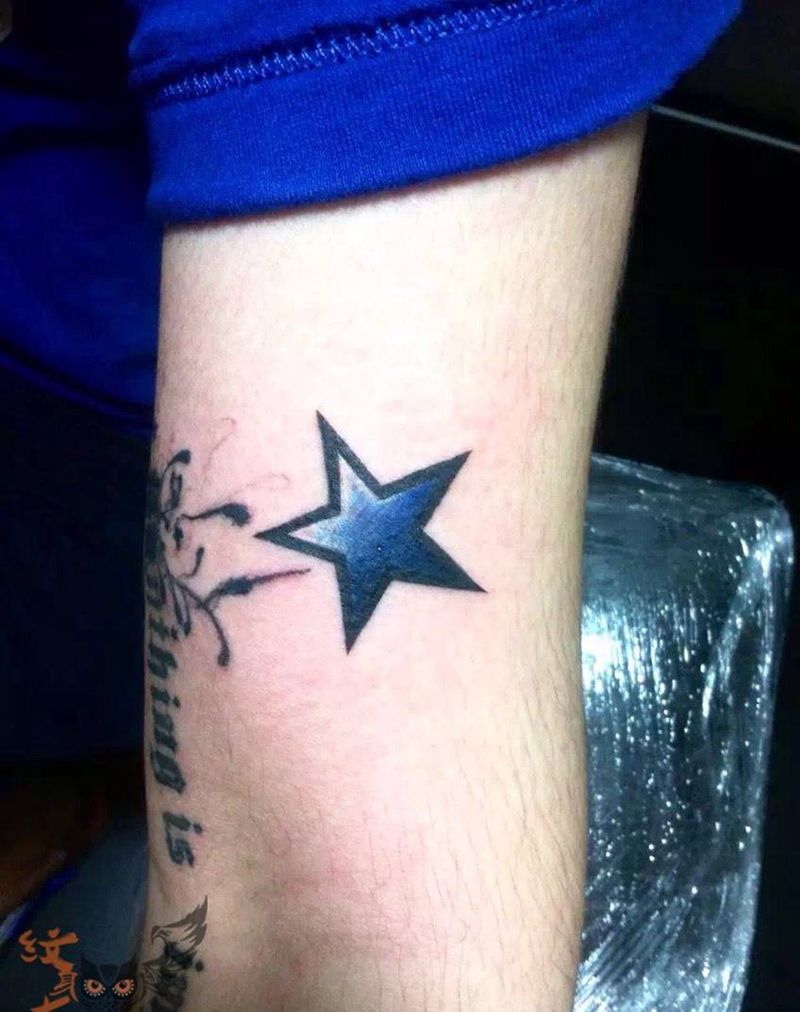 五角星纹身图片