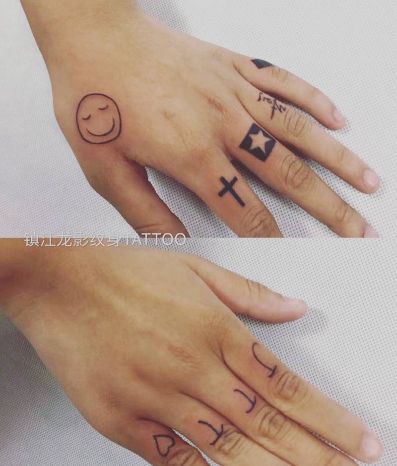 十指 一个不能少纹身图片
