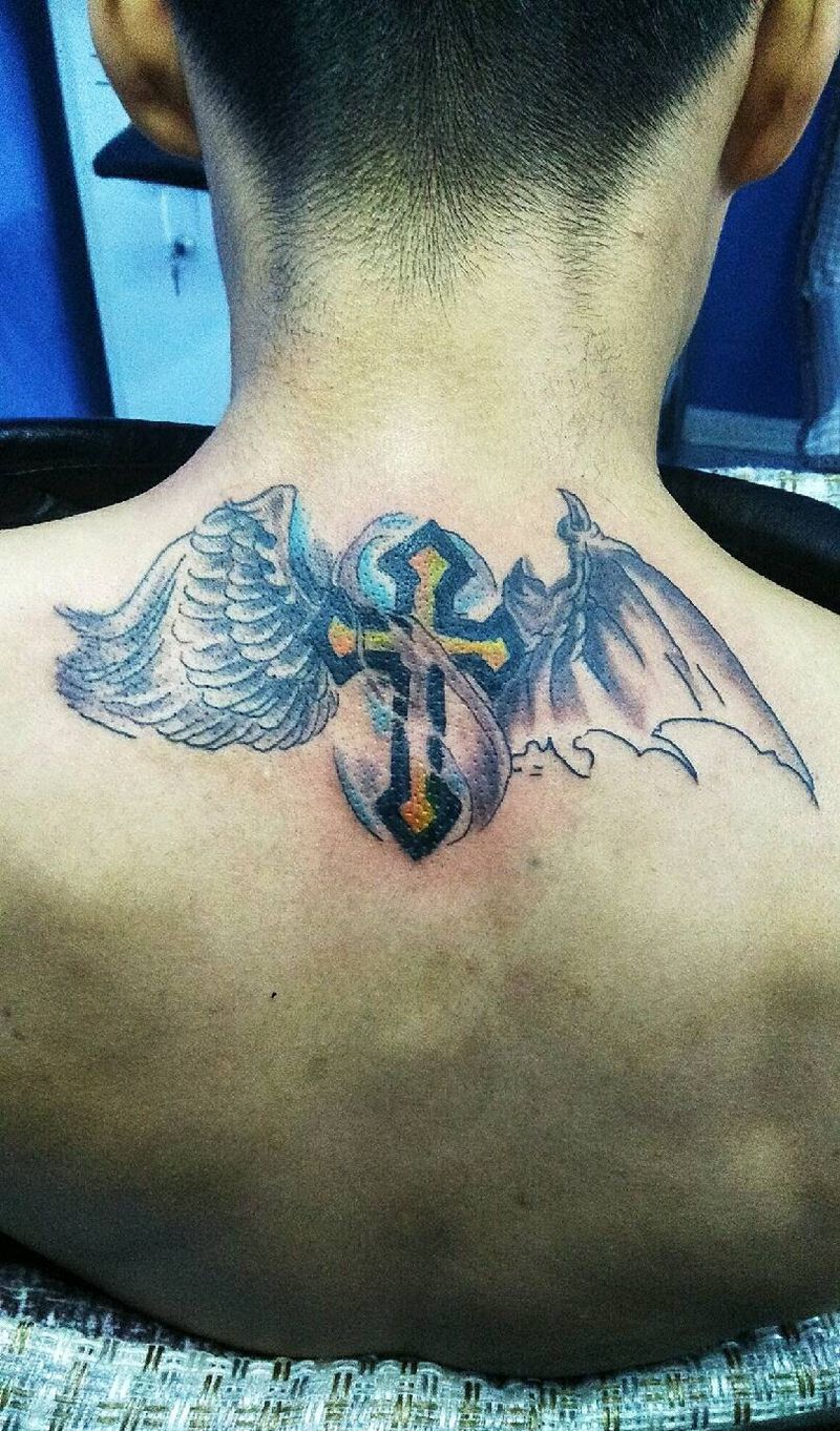 翅膀纹身图片