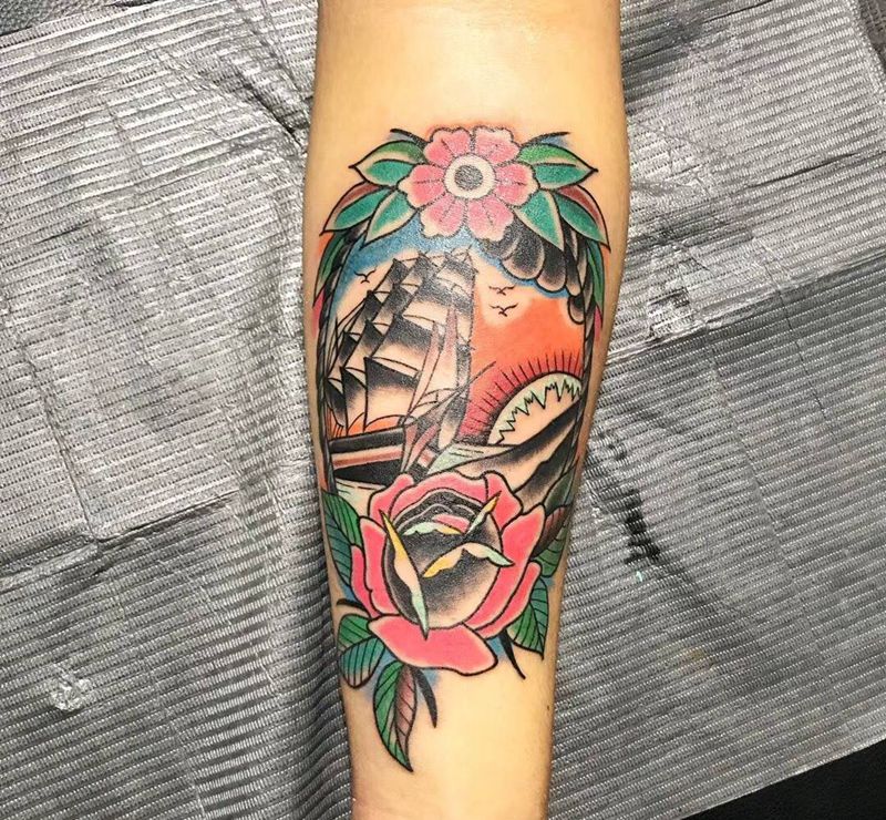 纹身师小荡作品纹身图片