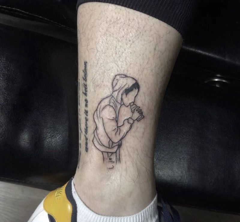 简笔人物设计纹身图片