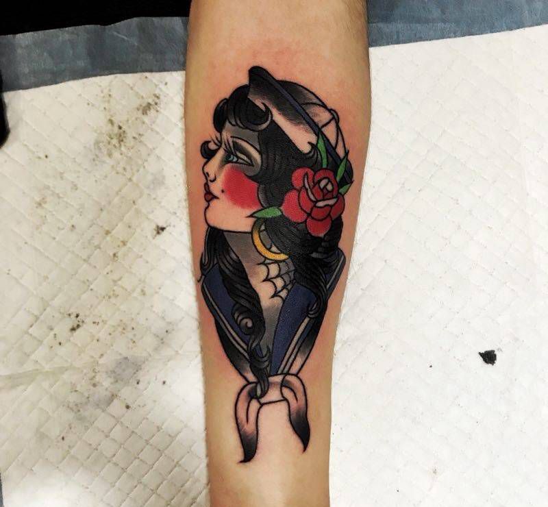 昨日工作纹身图片