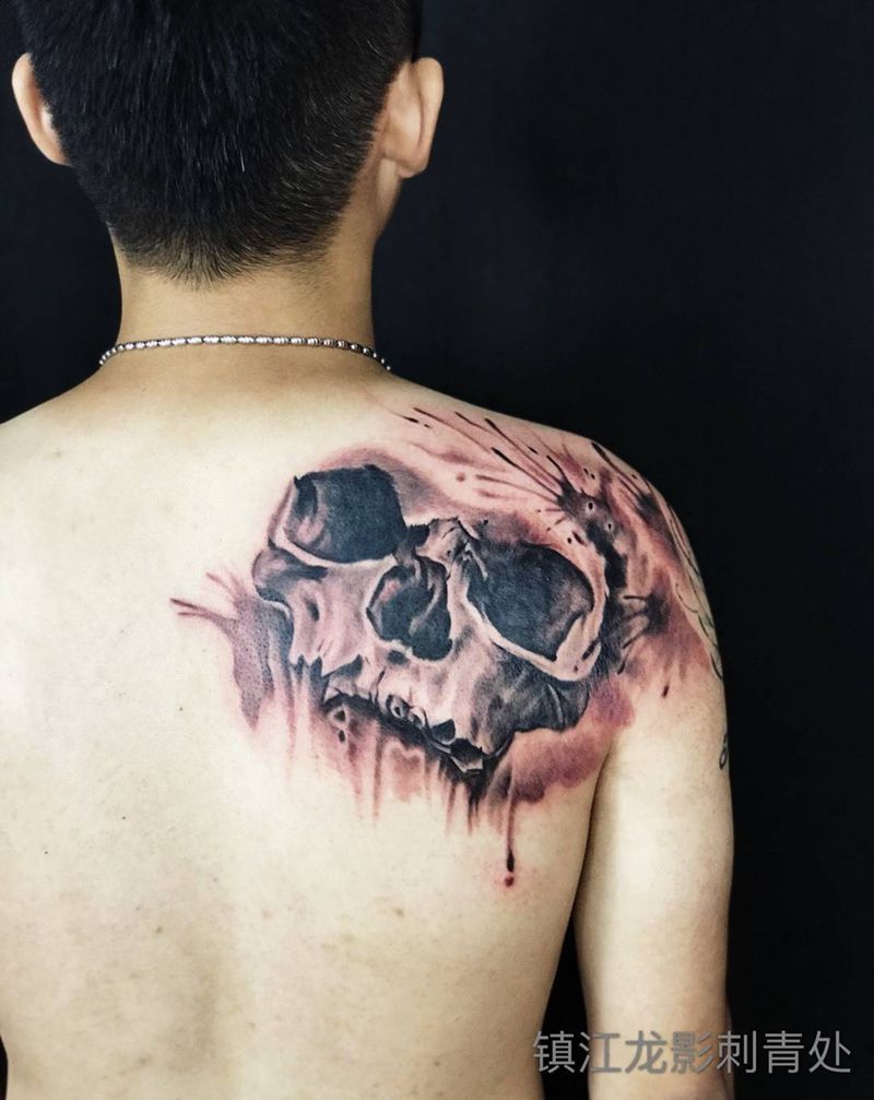 骷髅纹身图片