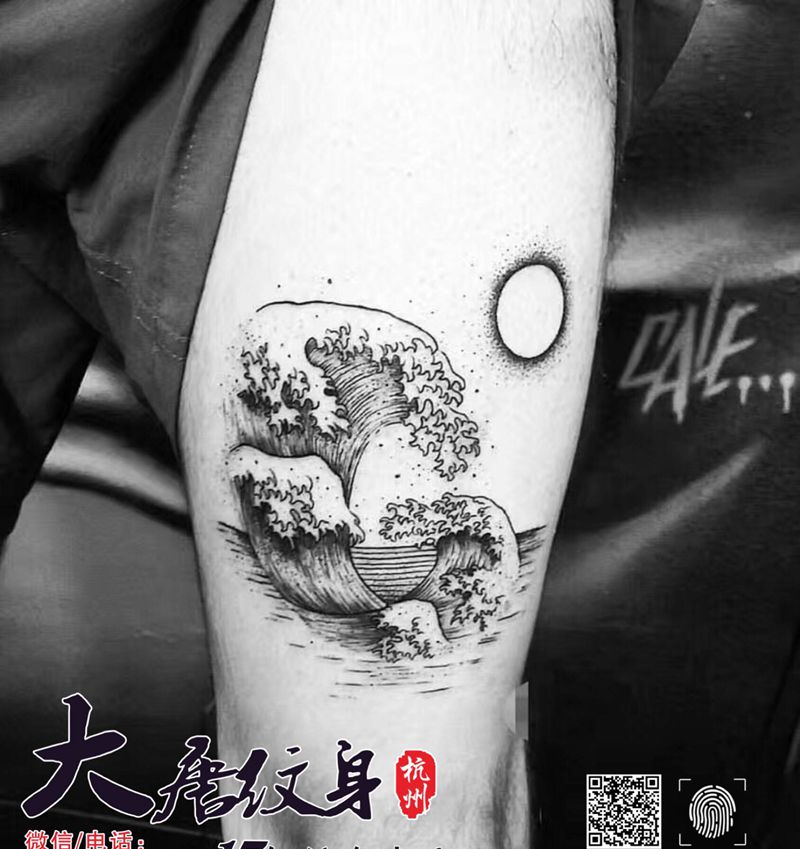 点刺纹身纹身图片_手臂腰部点刺纹身图案