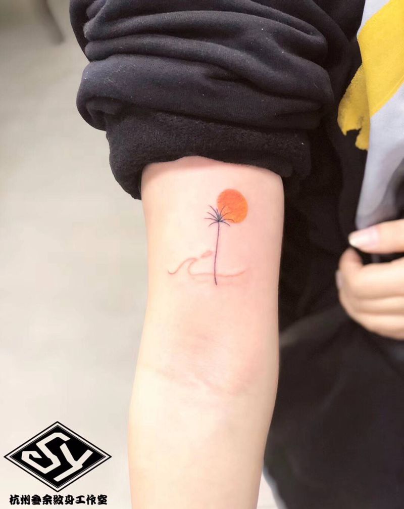 小清新纹身图片_手臂纹身图案