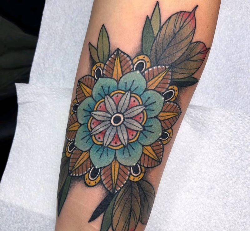 花花世界纹身图片_New School纹身图案