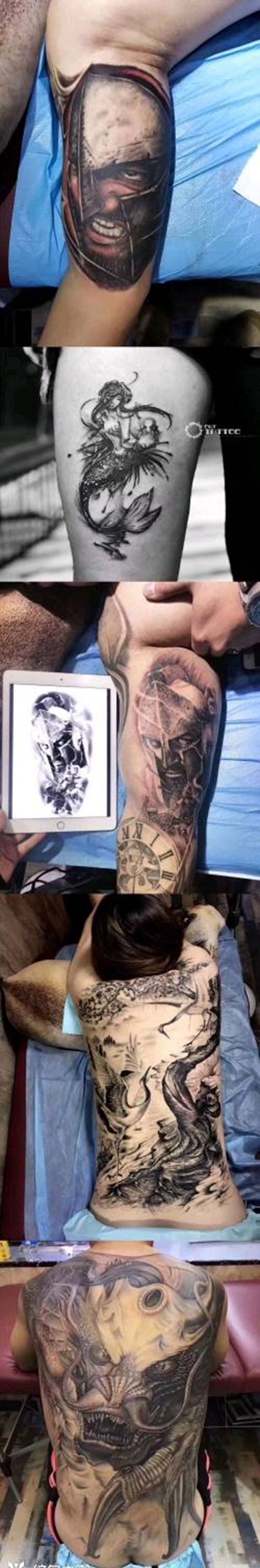 写实纹身图片_手臂欧美写实纹身图案