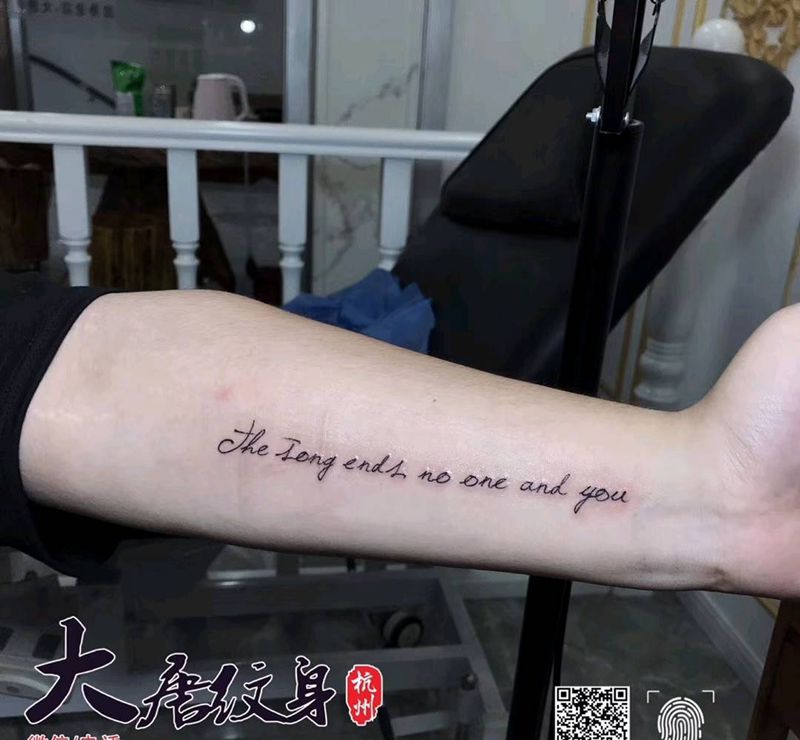 英文纹身图片_手部小清新纹身图案