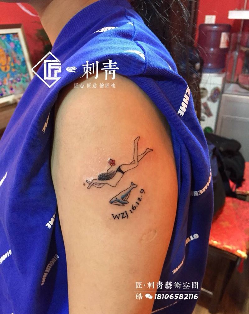 小清新纹身图片