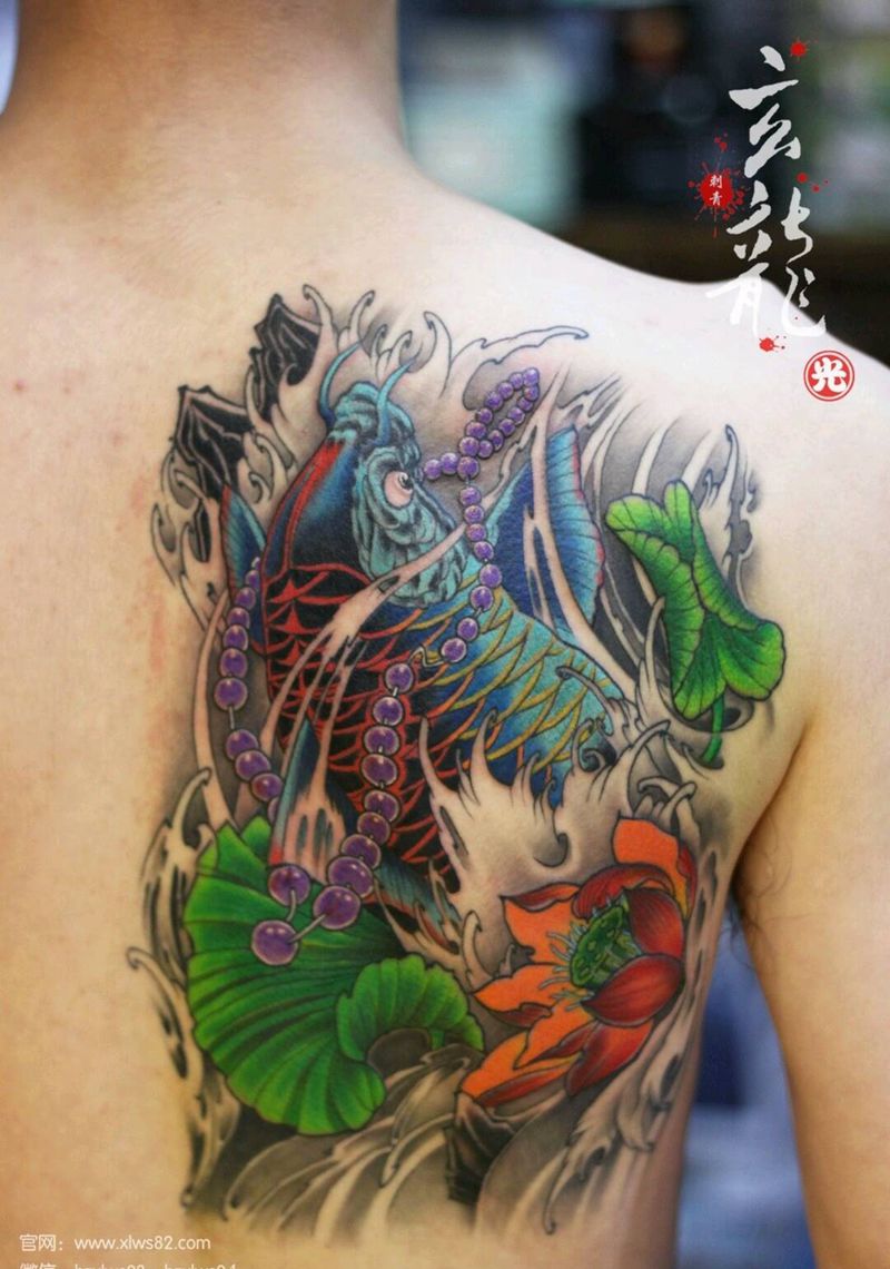 鲤鱼纹身图片