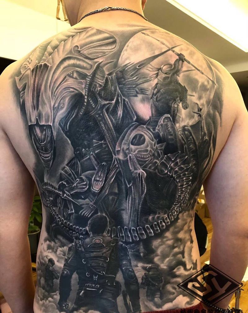 异形纹身图片