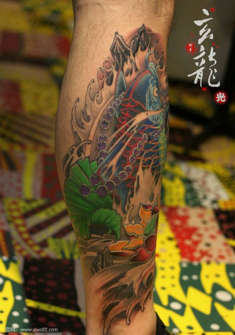 鲤鱼纹身图片
