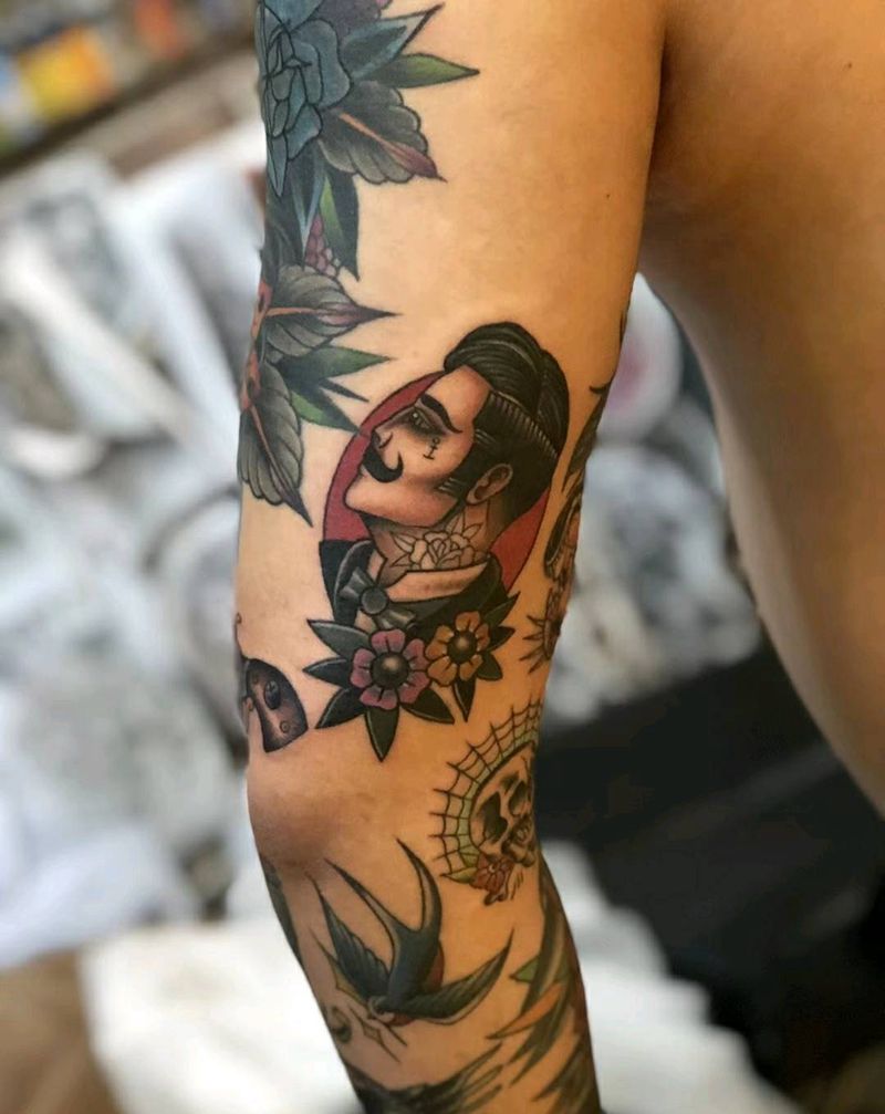 花臂纹身图片