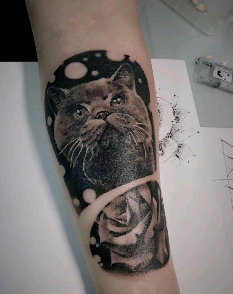 写实纹身图片_手臂欧美写实纹身图案