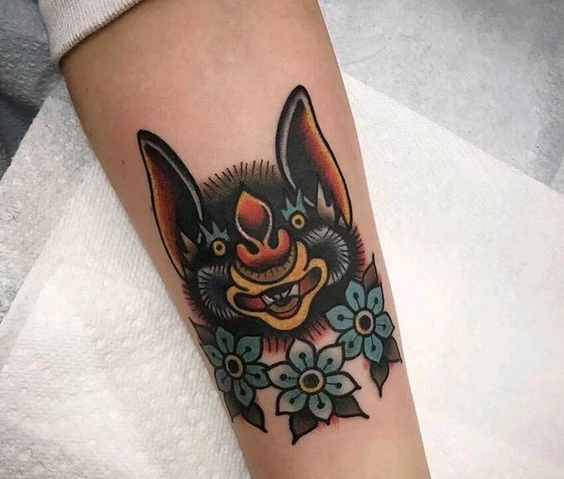 new school纹身图片_手臂New School纹身图案