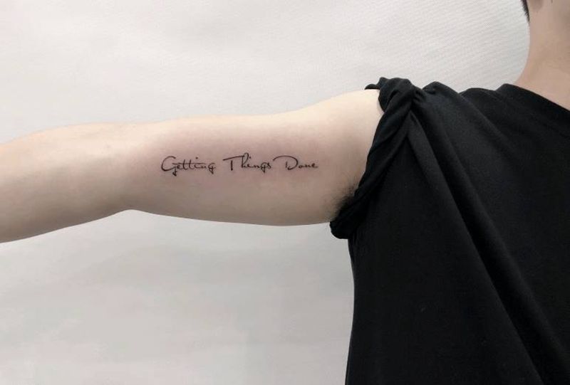 英文字体纹身图片_手臂小清新纹身图案