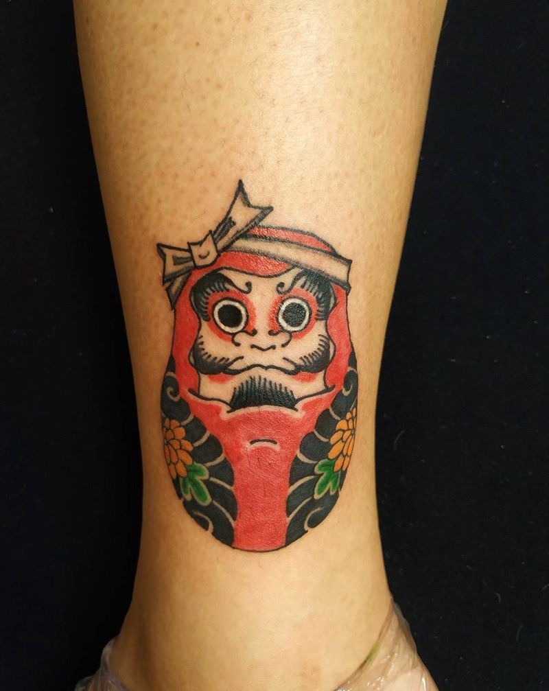 达摩蛋纹身图片