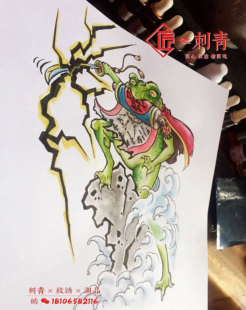 手稿待约纹身图片