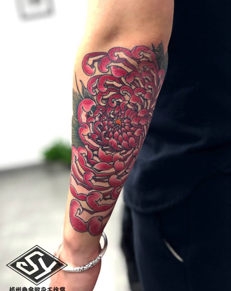 我花开尽百花杀纹身图片