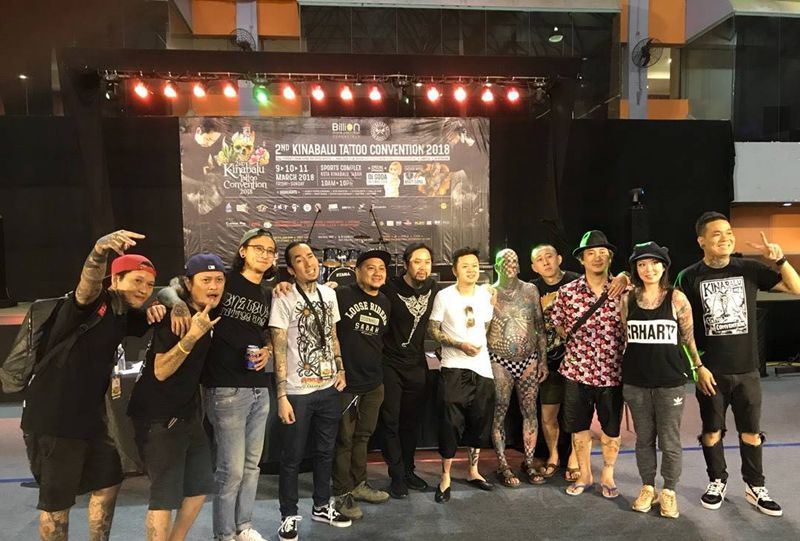 沙巴纹身展纹身图片_习俗背部肩部腹部臀部腿部欧美手部几何植物纹身图案