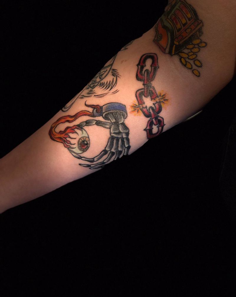 old school纹身图片_手臂Old School纹身图案