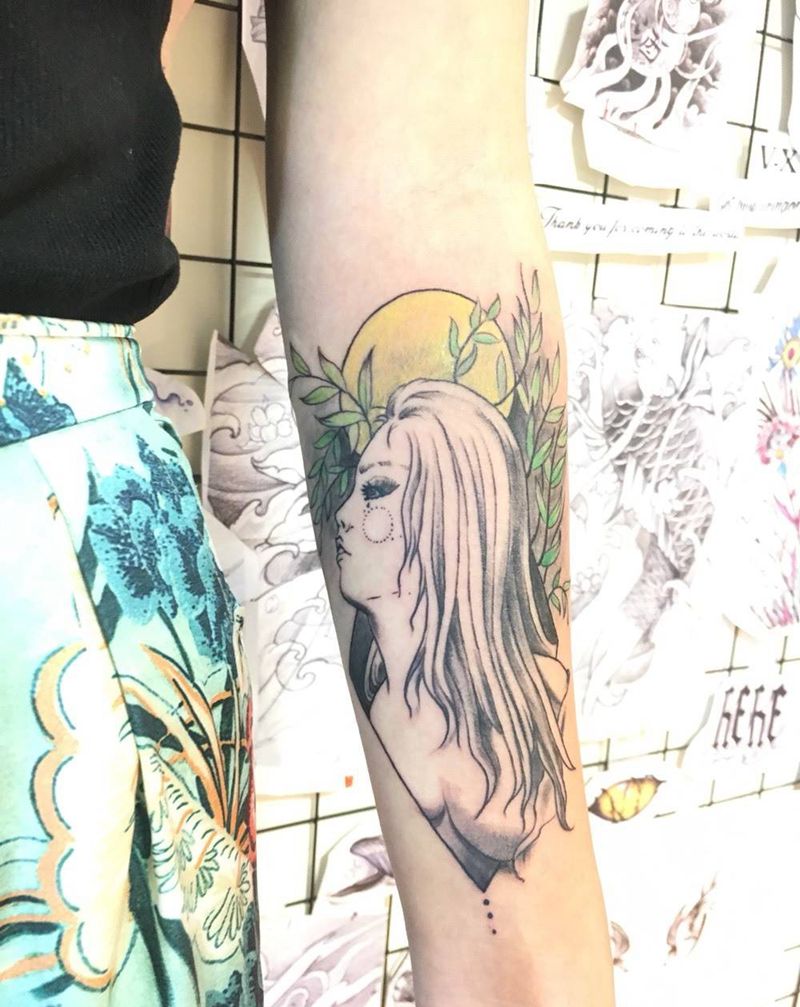 女孩纹身图片
