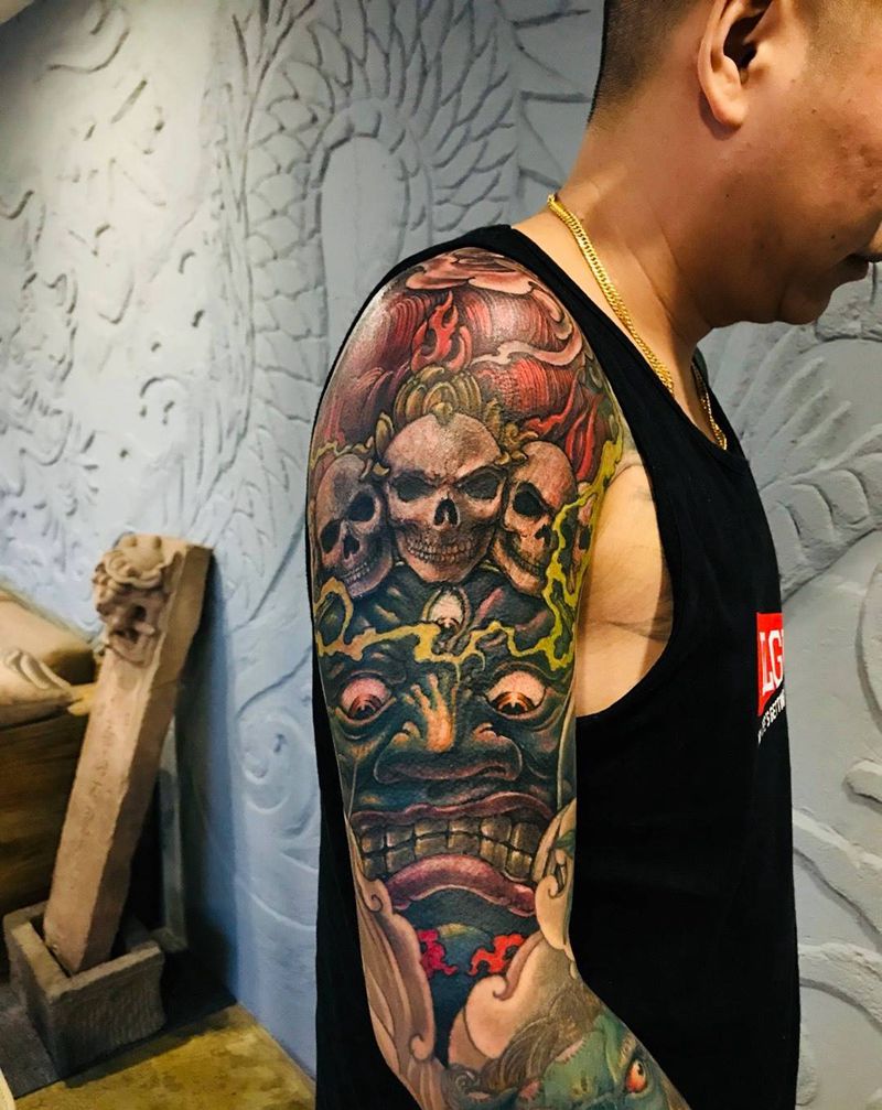 遮盖纹身纹身图片_手臂手部遮盖修改纹身图案