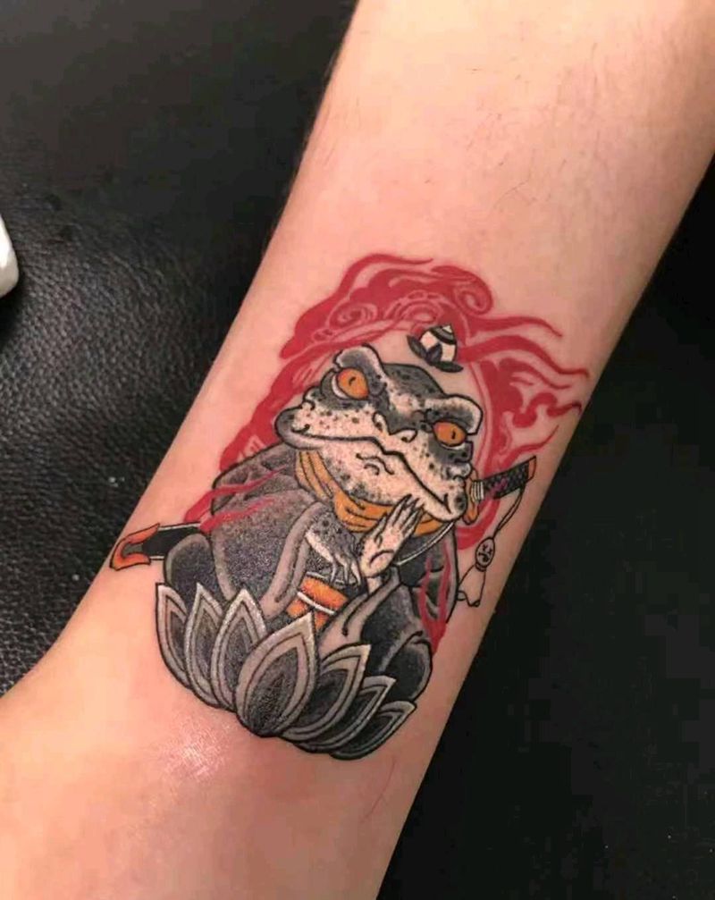 传统风格纹身图片_手臂新传统纹身图案