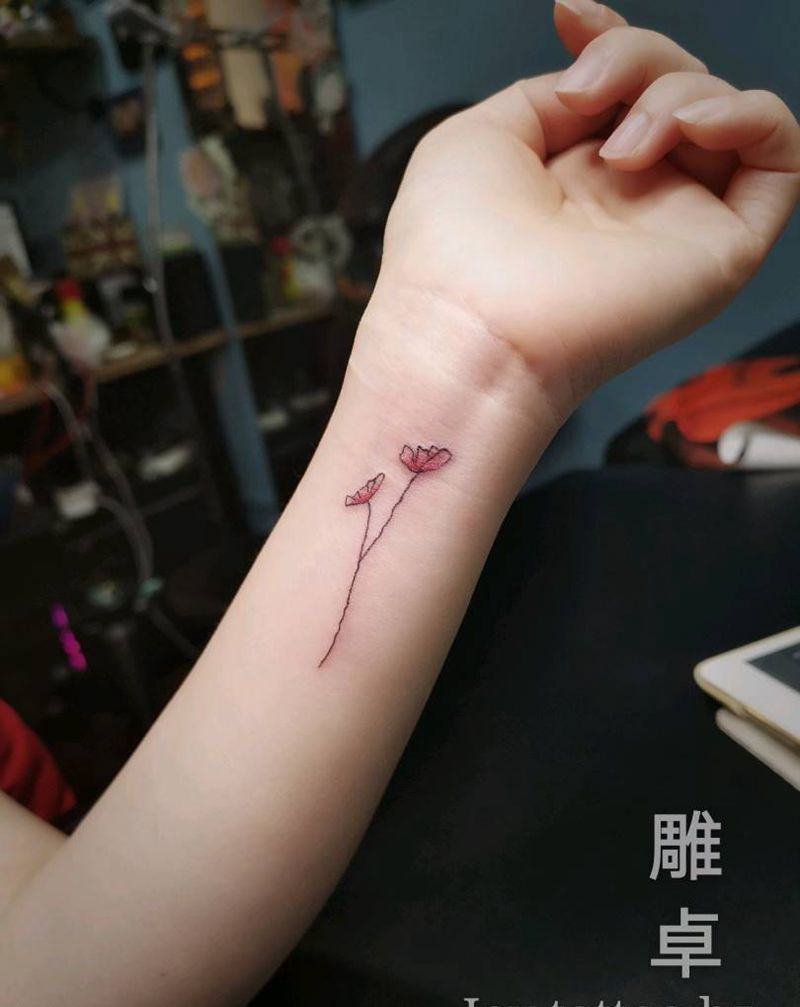 手腕小清新纹身图片_手臂小清新纹身图案