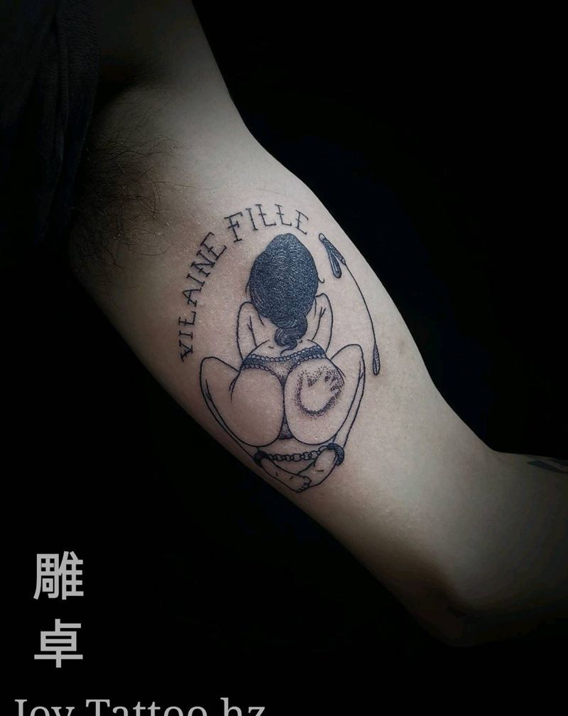 个性小图纹身图片_手臂Old SchoolNew School纹身图案