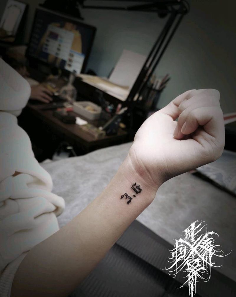 3.6纹身图片_手臂几何纹身图案