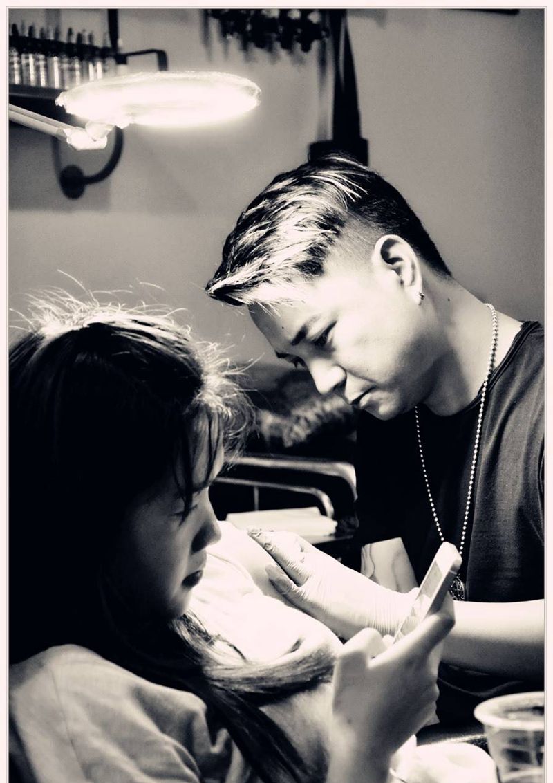 卓子纹身图片_杭州纹身图案