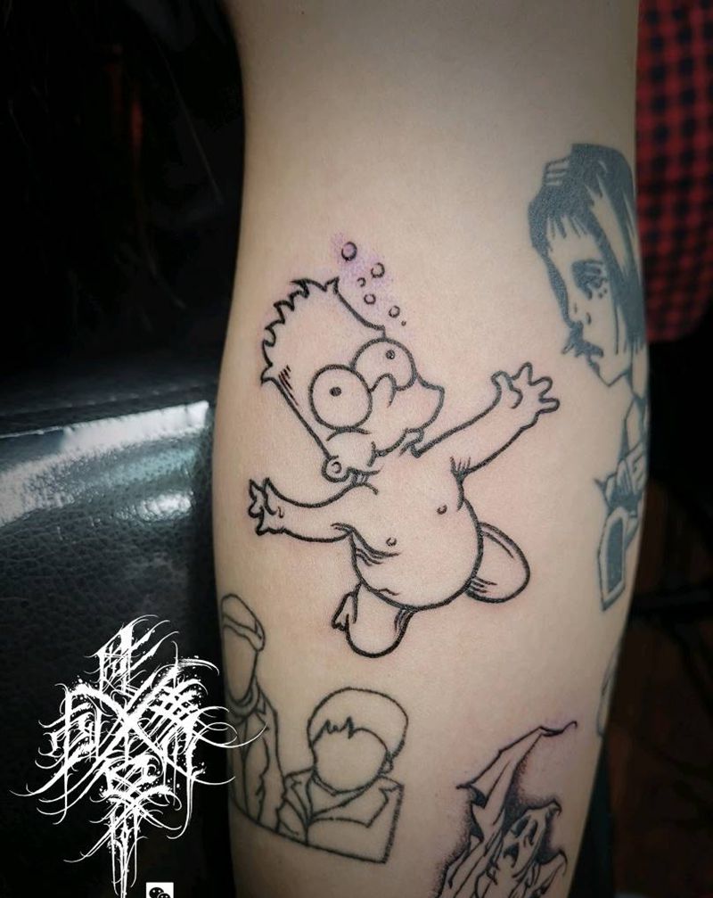 小清新纹身图片_几何纹身图案