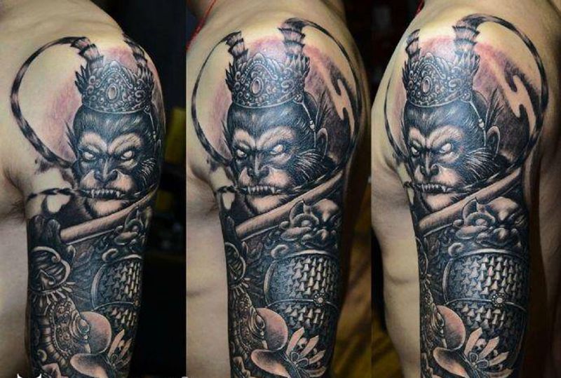 斗战胜佛纹身图片