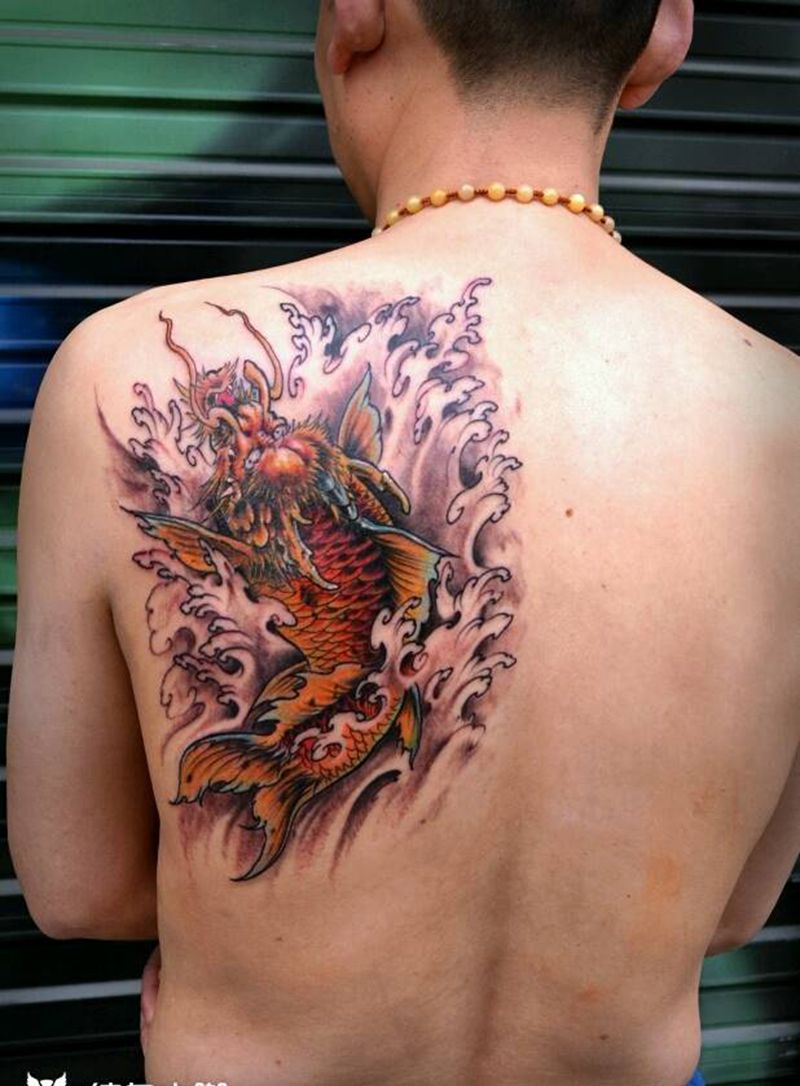 鲤鱼纹身纹身图片