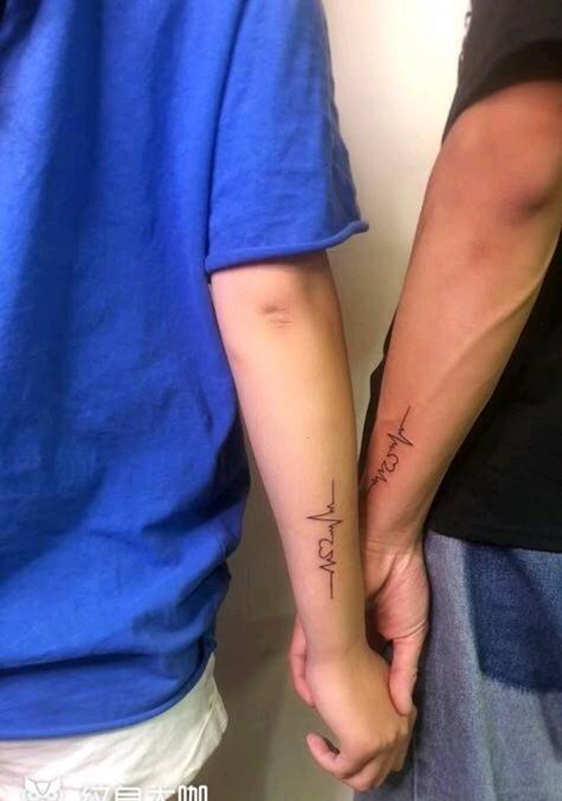 情侣纹身纹身图片_手臂纹身图案