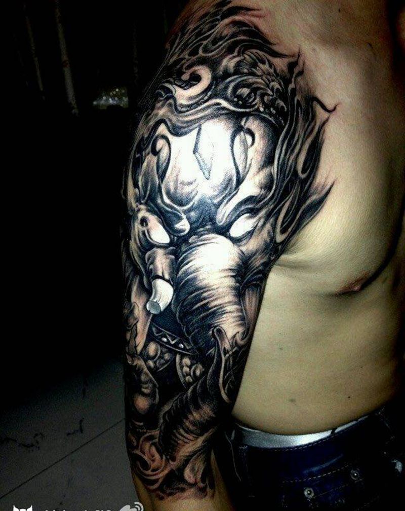 象神纹身纹身图片