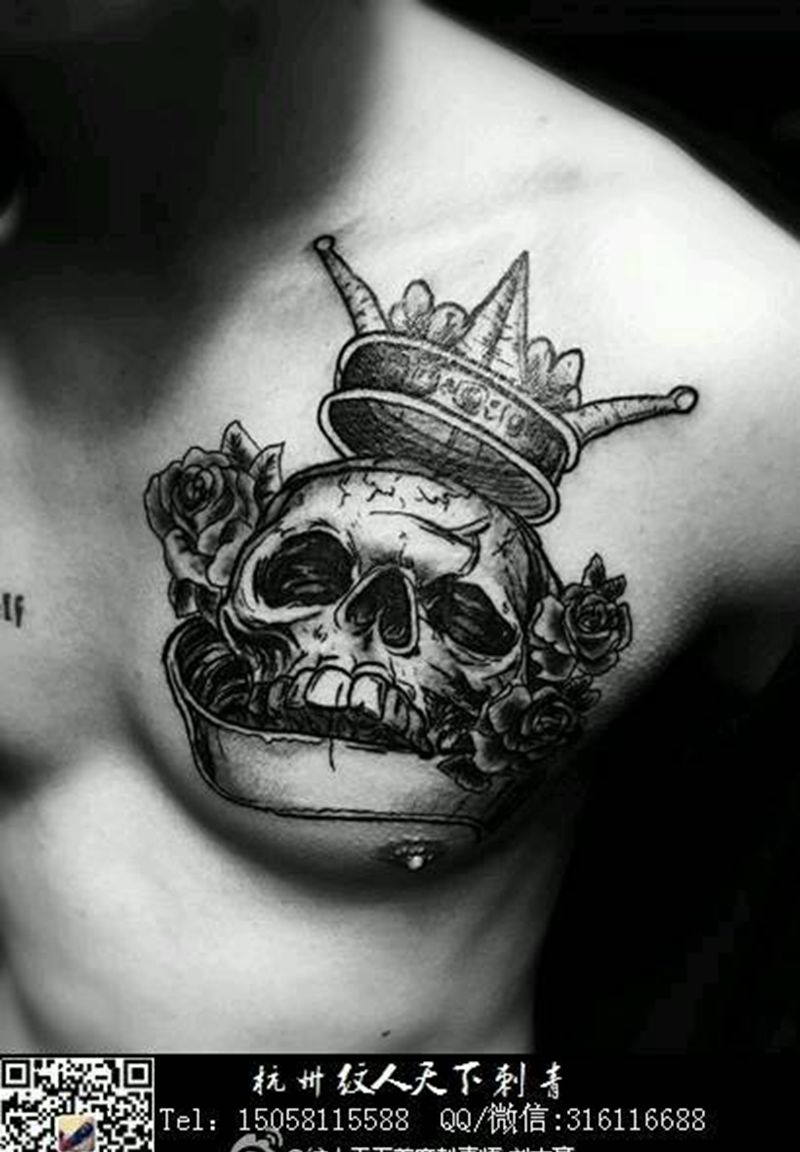 骷髅纹身纹身图片