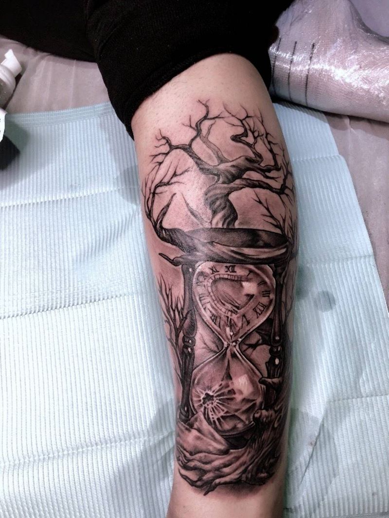 小腿纹身纹身图片