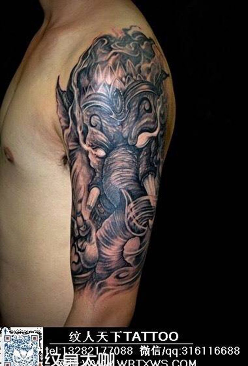象神纹身纹身图片